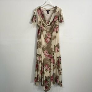 Y2k Whimsical Fairy Dress Floral Women's 14